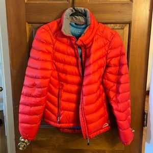 LL Bean puffer jacket red size XS